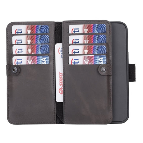 iPhone 13 Leather Dual Wallet Case by Hardiston - premium iPhone 13 Cases