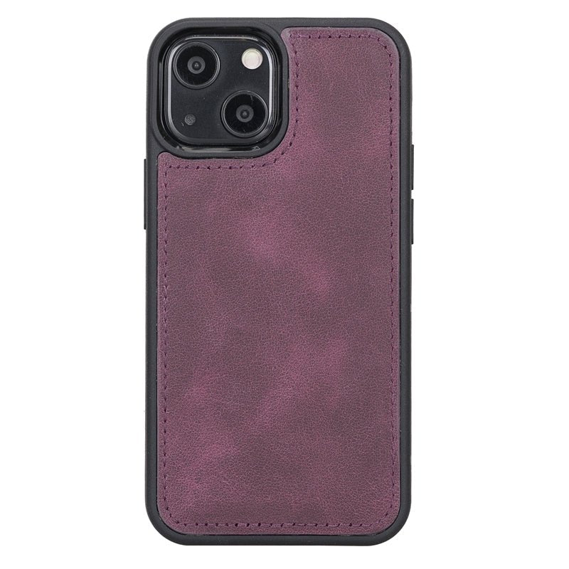 iPhone 13 Mini Leather Dual Wallet Case by Hardiston - premium iPhone 13 Cases