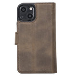 iPhone 13 Mini Leather Dual Wallet Case by Hardiston - premium iPhone 13 Cases