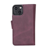 iPhone 13 Mini Leather Dual Wallet Case by Hardiston - premium iPhone 13 Cases