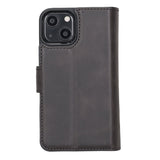 iPhone 13 Mini Leather Dual Wallet Case by Hardiston - premium iPhone 13 Cases