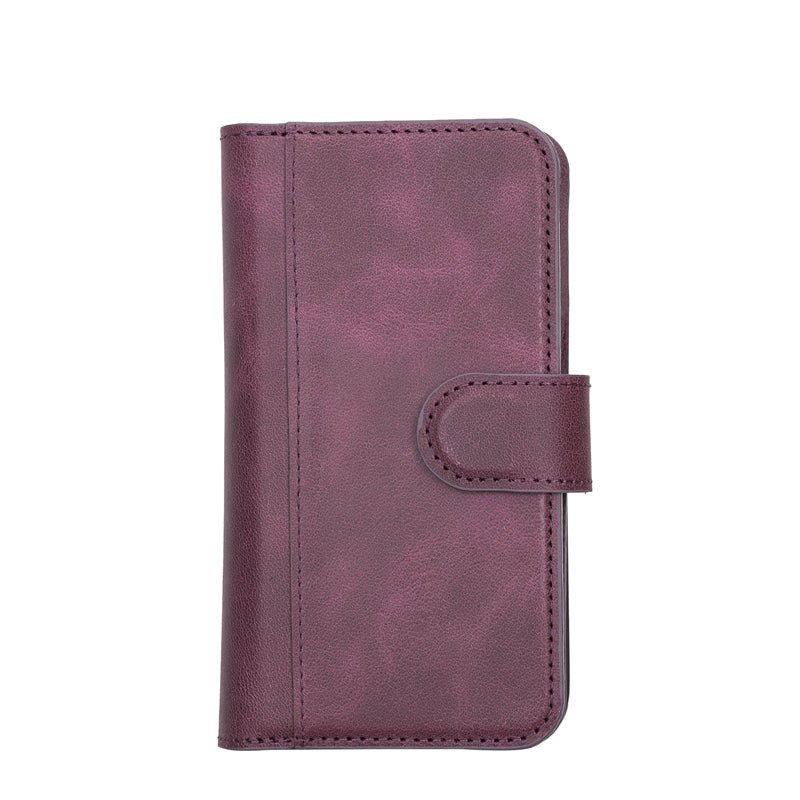 iPhone 13 Mini Leather Dual Wallet Case by Hardiston - premium iPhone 13 Cases
