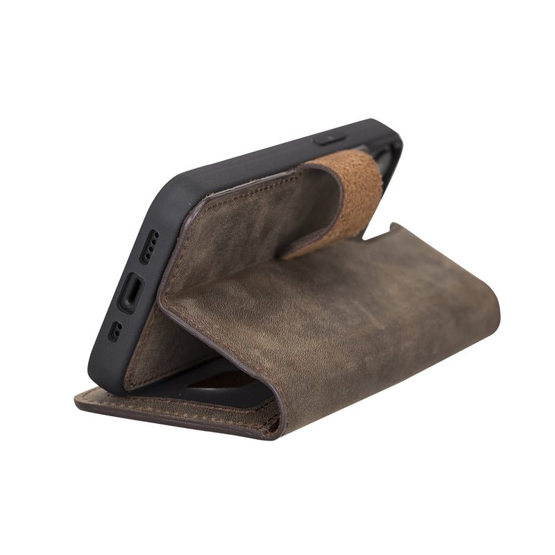 iPhone 13 Mini Leather Wallet Case by Hardiston - premium iPhone 13 Cases