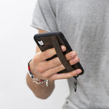 iPhone 13 Mini Snap - on Leather Grip Case by Hardiston - premium iPhone 13 Cases