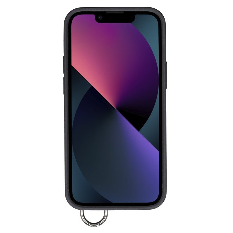 iPhone 13 Mini Snap - on Leather Grip Case by Hardiston - premium iPhone 13 Cases