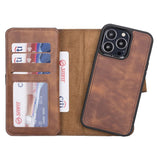 iPhone 13 Pro Leather Dual Wallet Case by Hardiston - premium iPhone 13 Cases