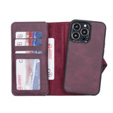 iPhone 13 Pro Leather Dual Wallet Case by Hardiston - premium iPhone 13 Cases