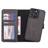 iPhone 13 Pro Leather Dual Wallet Case by Hardiston - premium iPhone 13 Cases
