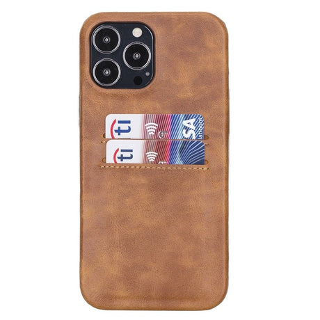 iPhone 13 Pro Leather Snap - on wallet case by Hardiston - premium iPhone 13 Cases