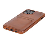iPhone 13 Pro Leather Snap - on wallet case by Hardiston - premium iPhone 13 Cases