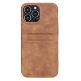 iPhone 13 Pro Leather Snap - on wallet case by Hardiston - premium iPhone 13 Cases