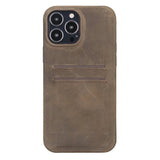 iPhone 13 Pro Leather Snap - on wallet case by Hardiston - premium iPhone 13 Cases