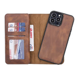 iPhone 13 Pro Max Leather Dual Wallet Case by Hardiston - premium iPhone 13 Cases