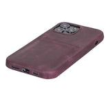 iPhone 13 Pro Max Leather Snap - on wallet case by Hardiston - premium iPhone 13 Cases