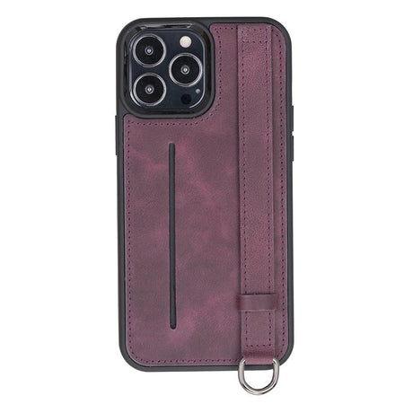 iPhone 13 Pro Max Snap - on Leather Grip Case by Hardiston - premium iPhone 13 Cases