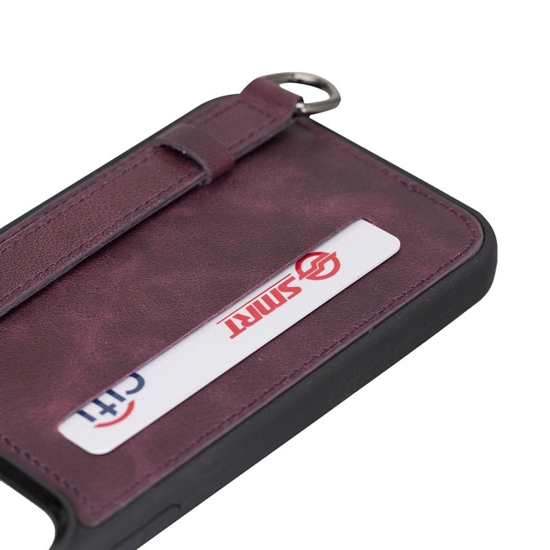 iPhone 13 Pro Max Snap - on Leather Grip Case by Hardiston - premium iPhone 13 Cases