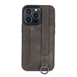 iPhone 13 Pro Snap - on Leather Grip Case by Hardiston - premium iPhone 13 Cases