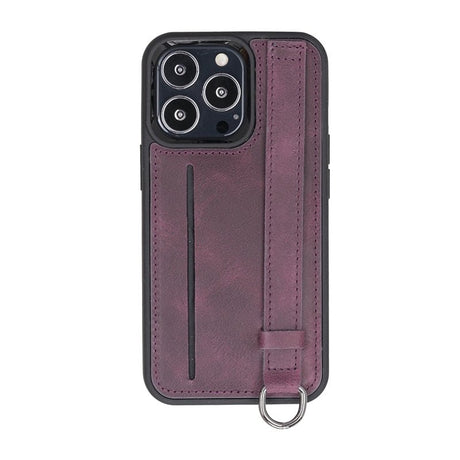 iPhone 13 Pro Snap - on Leather Grip Case by Hardiston - premium iPhone 13 Cases