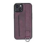 iPhone 13 Snap - on Leather Grip Case by Hardiston - premium iPhone 13 Cases