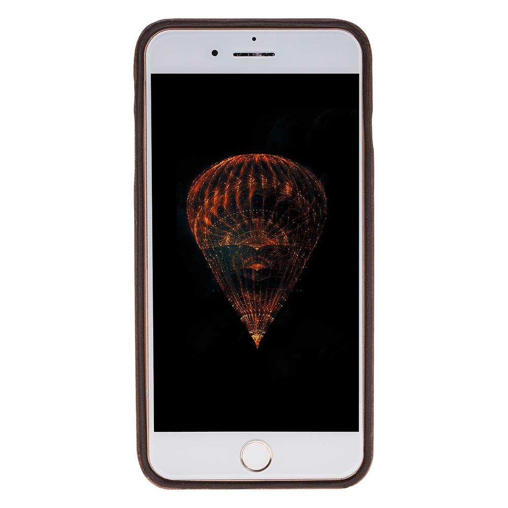 iPhone 8 Plus / iPhone 7 Plus Snap - on Full Cover Leather Case by Hardiston - premium iPhone 7 - 8 - SE Cases