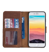 iPhone SE / iPhone 8 / iPhone 7 Dual Fold Magnetic Detachable Leather Wallet Case by Hardiston - premium iPhone 7 - 8 - SE Cases