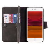 iPhone SE / iPhone 8 / iPhone 7 Dual Fold Magnetic Detachable Leather Wallet Case by Hardiston - premium iPhone 7 - 8 - SE Cases