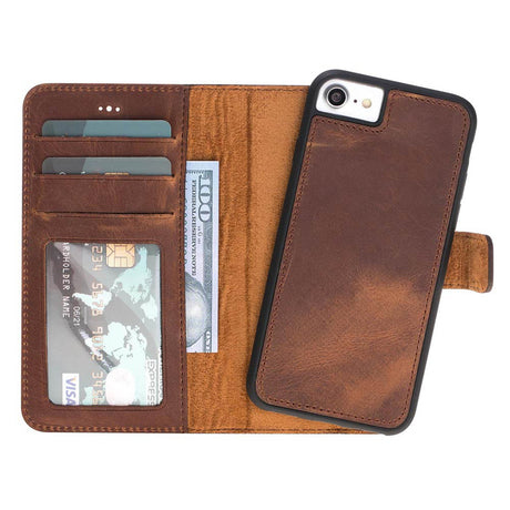iPhone SE / iPhone 8 / iPhone 7 Leather Wallet Case by Hardiston - premium mws_apo_generated