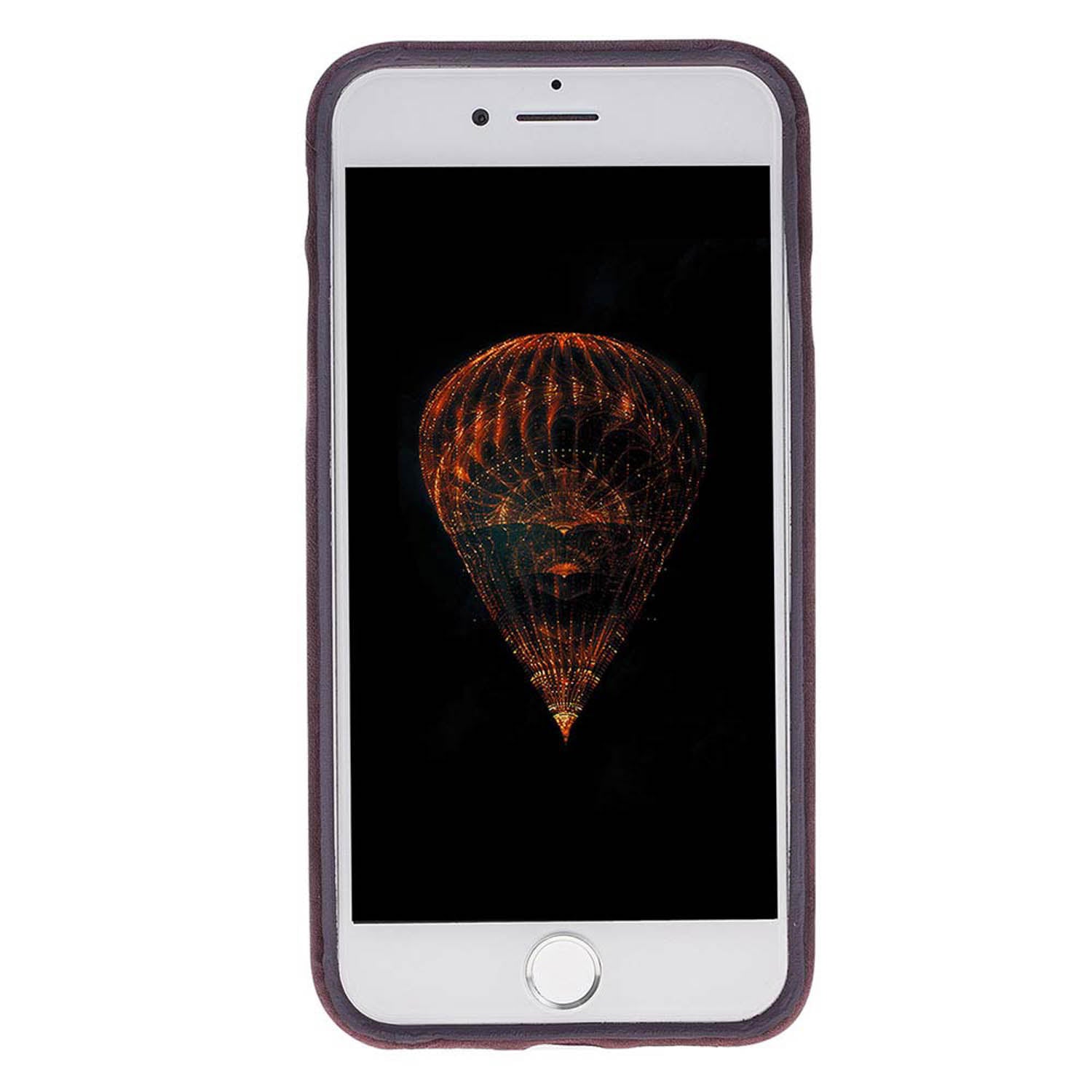 iPhone SE / iPhone 8 / iPhone 7 Snap-on Full Cover Leather Case