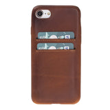 iPhone SE / iPhone 8 / iPhone 7 Snap - on Full Cover Leather Case with Credit Cards by Hardiston - premium iPhone 7 - 8 - SE Cases