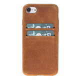 iPhone SE / iPhone 8 / iPhone 7 Snap - on Full Cover Leather Case with Credit Cards by Hardiston - premium iPhone 7 - 8 - SE Cases