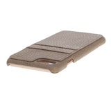 iPhone SE / iPhone 8 / iPhone 7 Snap - on Leather Case with Credit Card Slots by Hardiston - premium iPhone 7 - 8 - SE Cases