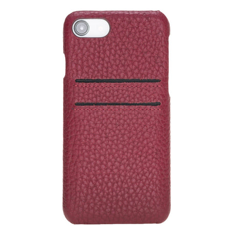 iPhone SE / iPhone 8 / iPhone 7 Snap - on Leather Case with Credit Card Slots by Hardiston - premium iPhone 7 - 8 - SE Cases