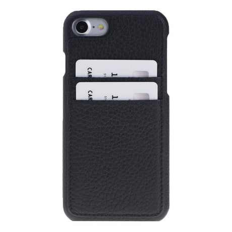 iPhone SE / iPhone 8 / iPhone 7 Snap - on Leather Case with Credit Card Slots by Hardiston - premium mws_apo_generated