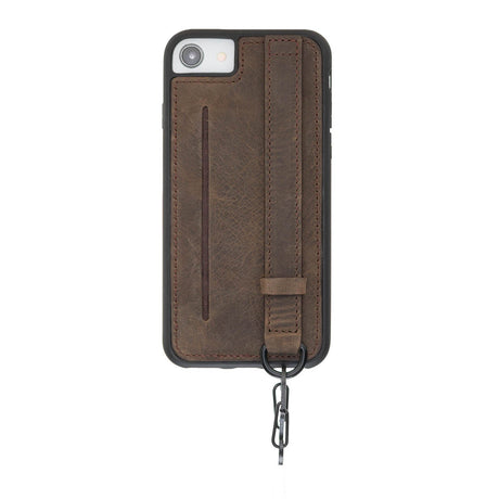 iPhone SE / iPhone 8 / iPhone 7 Snap - on Leather Grip Case by Hardiston - premium iPhone 7 - 8 - SE Cases
