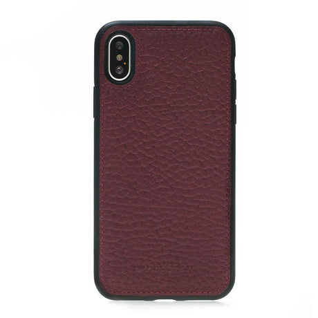 iPhone X / XS Snap - on Flex Leather Case by Hardiston - premium iPhone 10 (X) Cases