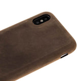 iPhone X / XS Snap - on Full Cover Leather Case by Hardiston - premium iPhone 10 (X) Cases