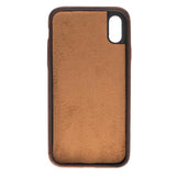 iPhone X / XS Snap - on Full Cover Leather Case by Hardiston - premium iPhone 10 (X) Cases