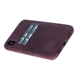 iPhone X / XS Snap - on Full Cover Leather Case with Credit Card Slots by Hardiston - premium iPhone 10 (X) Cases