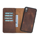 iPhone XR Dual Fold Magnetic Detachable Leather Wallet Case by Hardiston - premium iPhone 10 (X) Cases