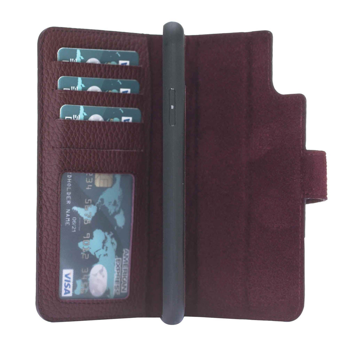 iPhone XR Leather Wallet Case by Hardiston - premium iPhone 10 (X) Cases