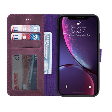 iPhone XR Leather Wallet Case by Hardiston - premium iPhone 10 (X) Cases