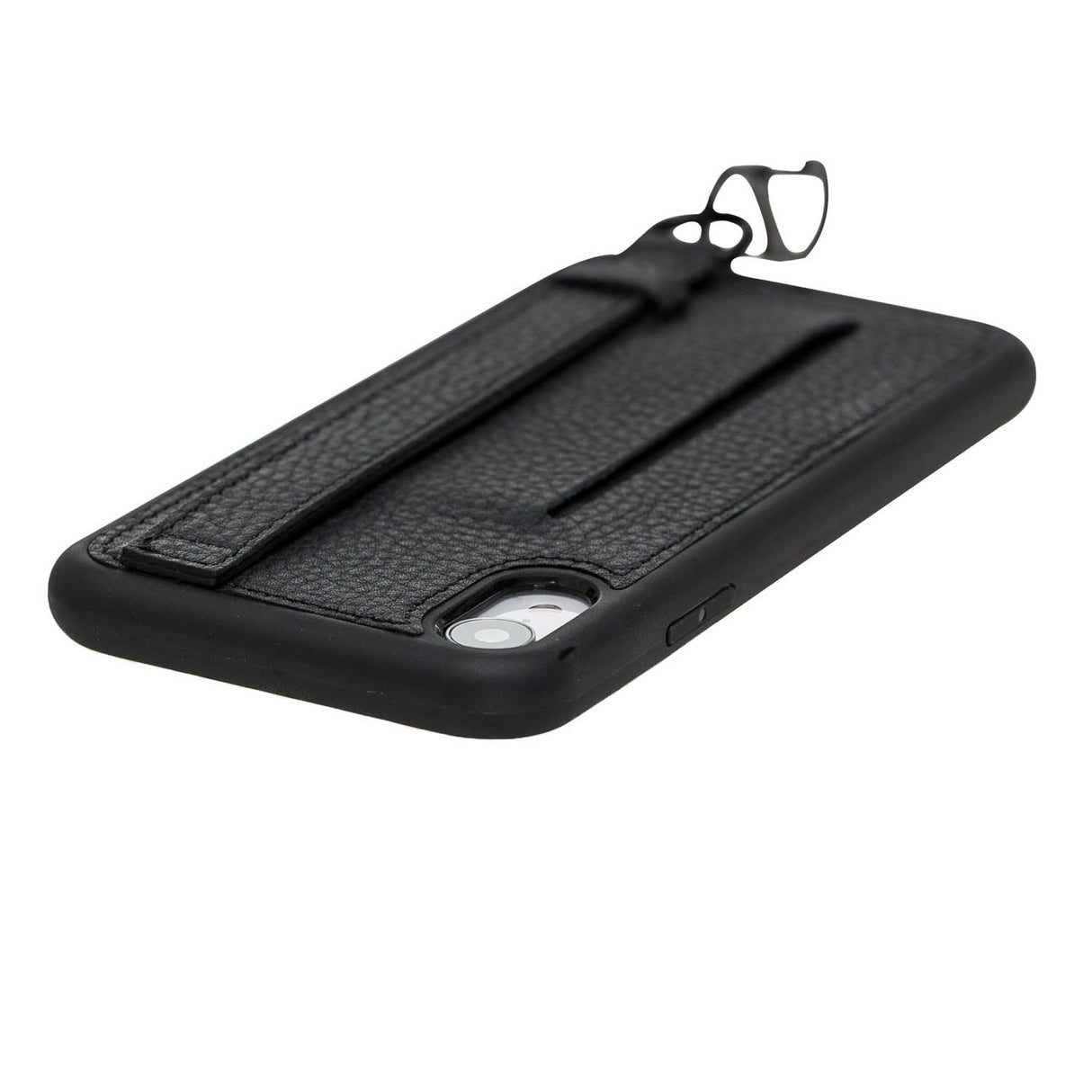 iPhone XR Snap - on Leather Grip Case by Hardiston - premium iPhone 10 (X) Cases