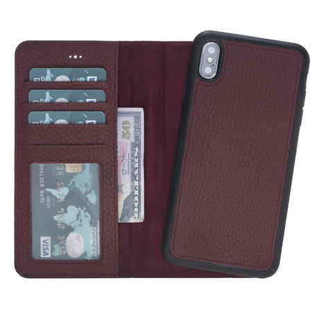 iPhone XS Max Leather Wallet Case by Hardiston - premium iPhone 10 (X) Cases