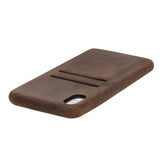 iPhone Xs Max Snap - on Full Cover Leather Case with Credit Card Slots by Hardiston - premium iPhone 10 (X) Cases