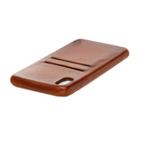 iPhone Xs Max Snap - on Full Cover Leather Case with Credit Card Slots by Hardiston - premium iPhone 10 (X) Cases