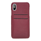 iPhone XS Max Snap - on Leather Case with Credit Card Slots by Hardiston - premium iPhone 10 (X) Cases