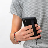 iPhone XS Max Snap - on Leather Grip Case by Hardiston - premium iPhone 10 (X) Cases