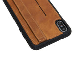 iPhone XS Max Snap - on Leather Grip Case by Hardiston - premium iPhone 10 (X) Cases