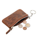 Leather Hand Purse with Keychain Holder - Hardiston by Hardiston - premium Coin Pouch