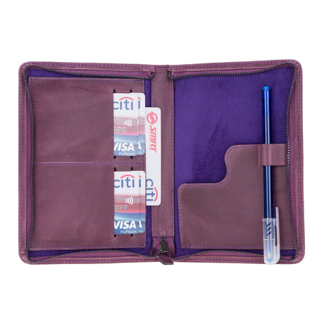 Leather Passport Organizer Bag by Hardiston - premium mws_apo_generated